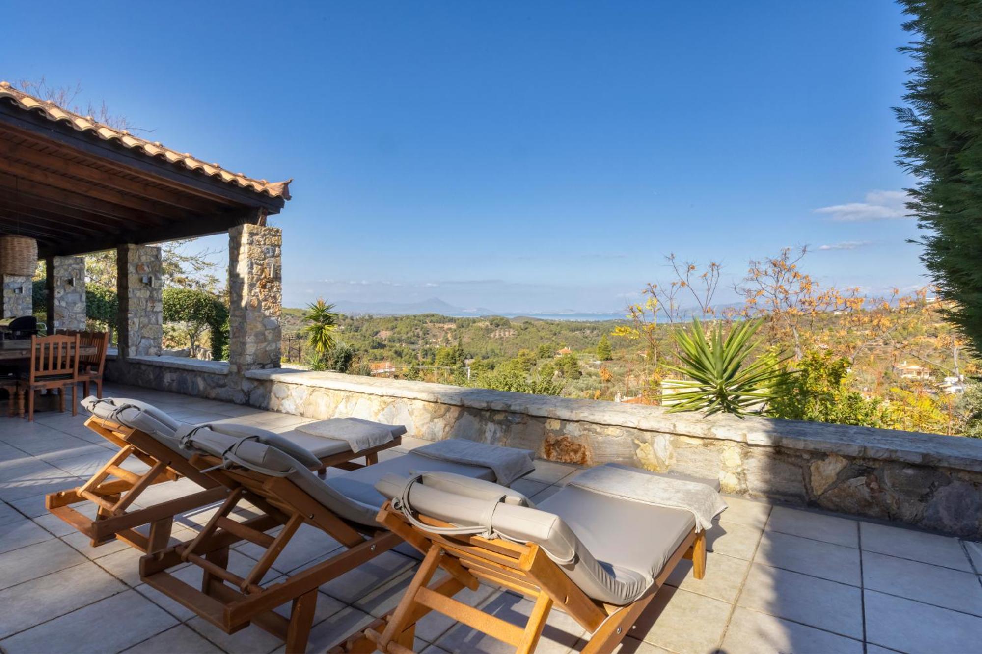 Villa Marrone Splendid Seaview Μαρκόπουλο Ωρωπού Εξωτερικό φωτογραφία